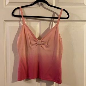 INC International concepts pink ombré tank top